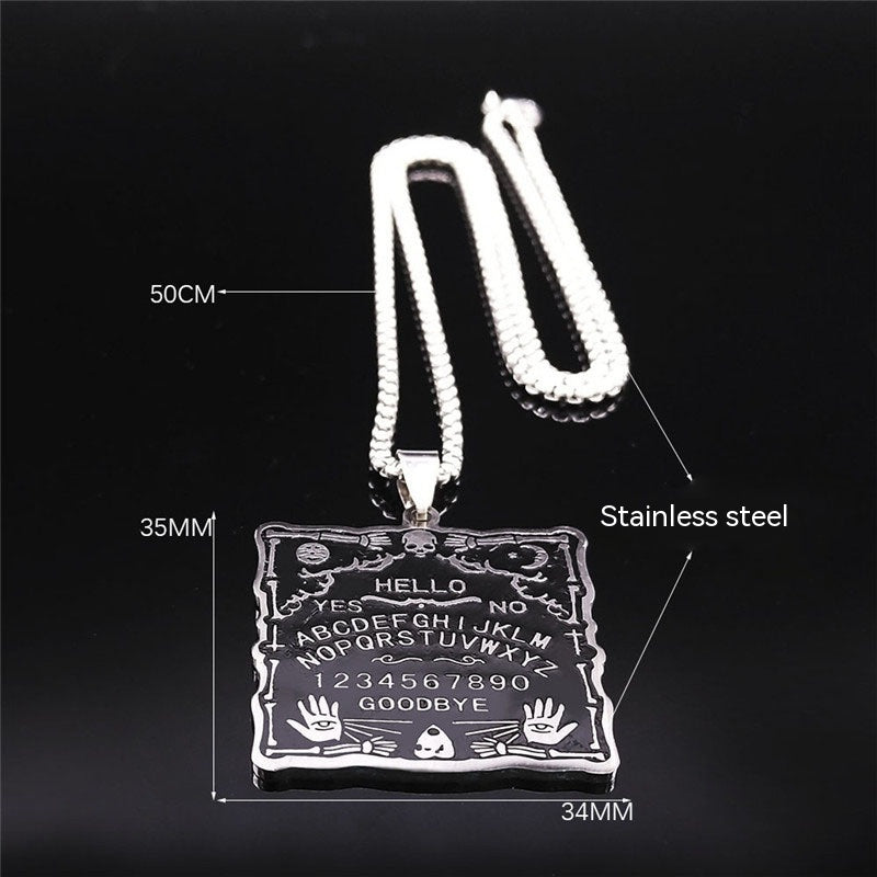 Witchcraft ouija board Pendant Necklace