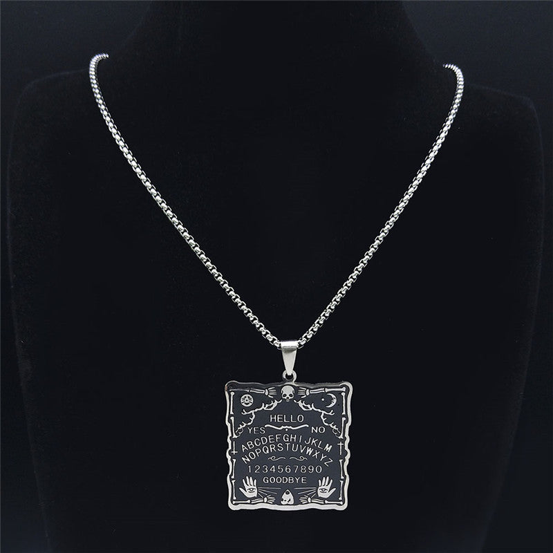 Witchcraft ouija board Pendant Necklace