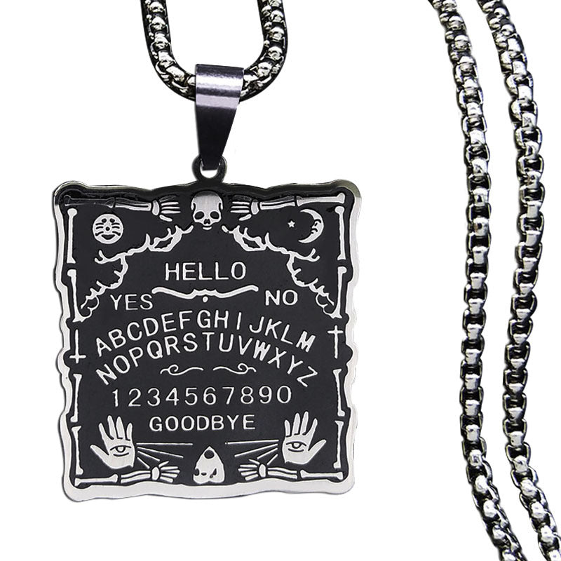 Witchcraft ouija board Pendant Necklace