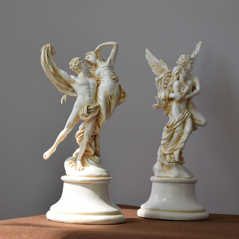 Greek Athena Goddess Sculpture Resin Decorations