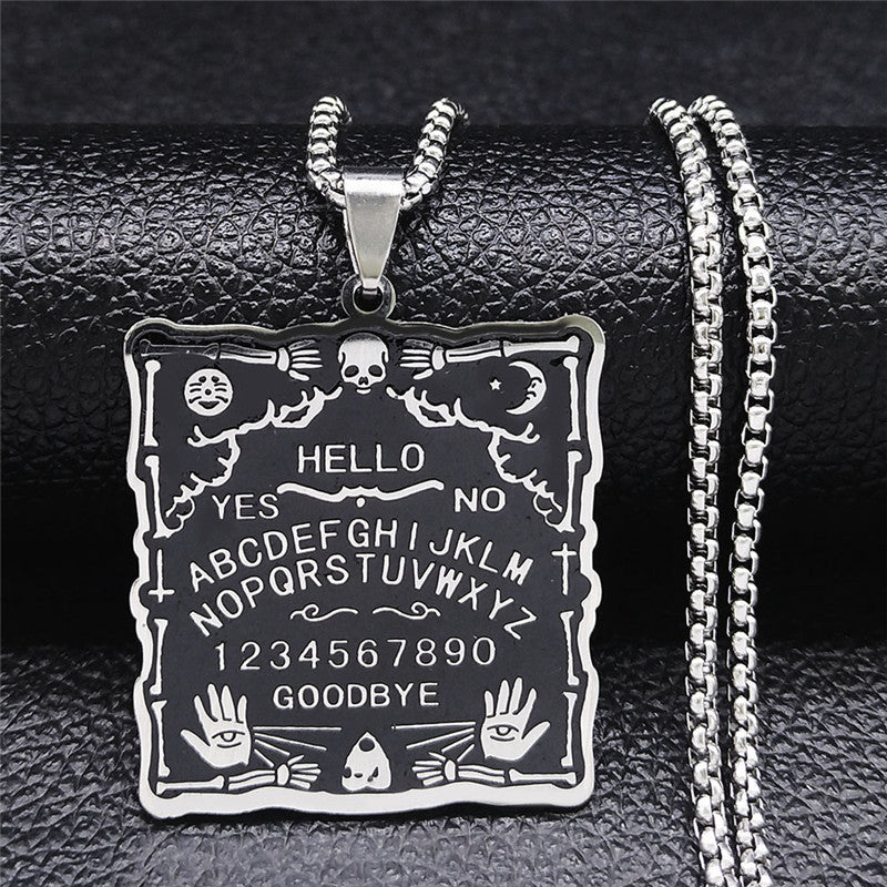 Witchcraft ouija board Pendant Necklace