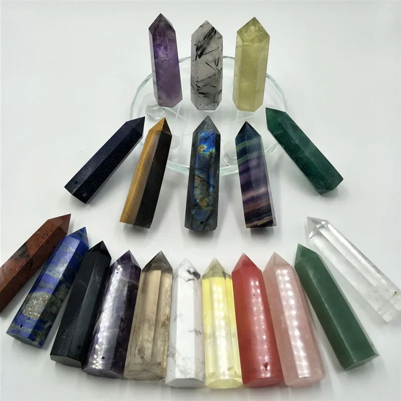 natural stone mineral crystal towers