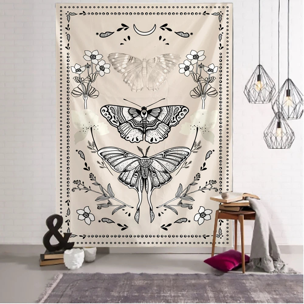 Psychedelic Butterfly Tarot Tapestry