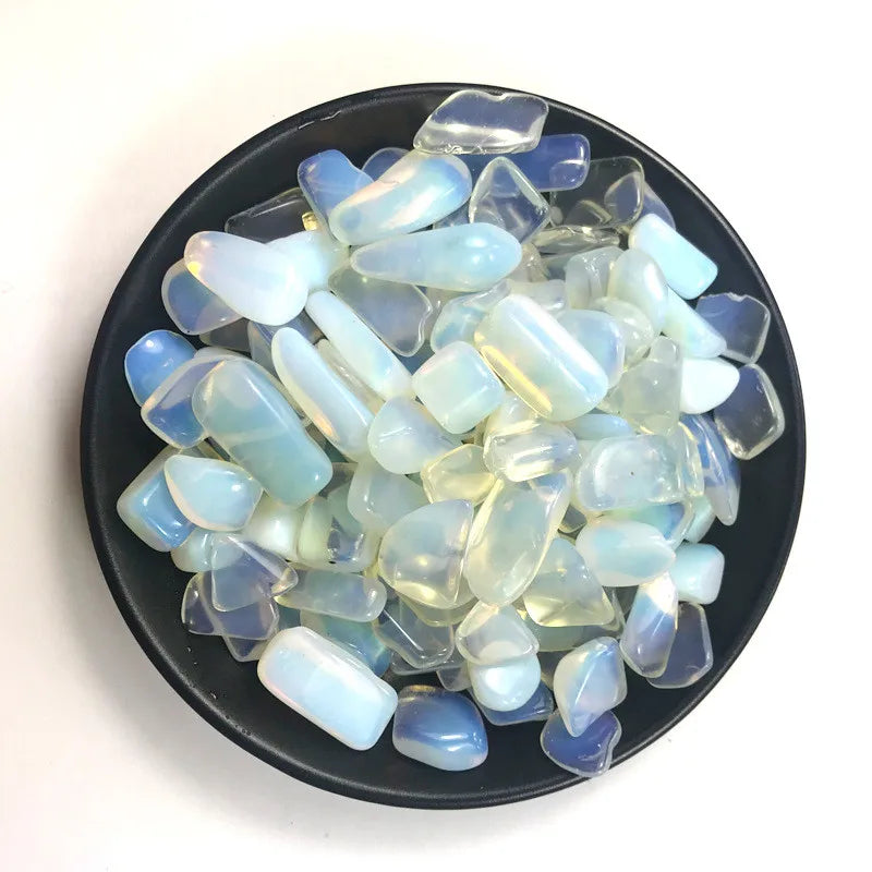 100g 10-15mm Natural Opal Gravel Bulk Tumbled Stones Crystal Healing Reiki Natural stones and minerals