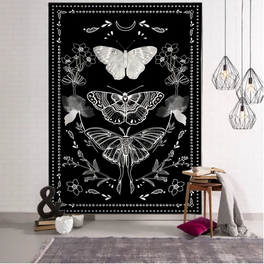 Psychedelic Butterfly Tarot Tapestry