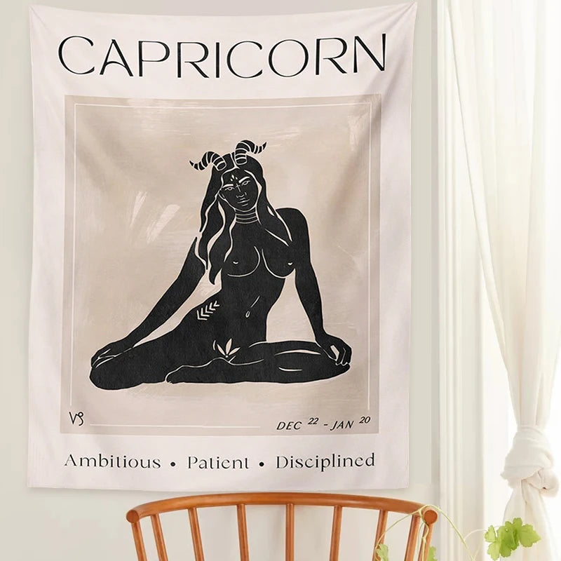 Astrology Sun Moon Constellation Tapestry