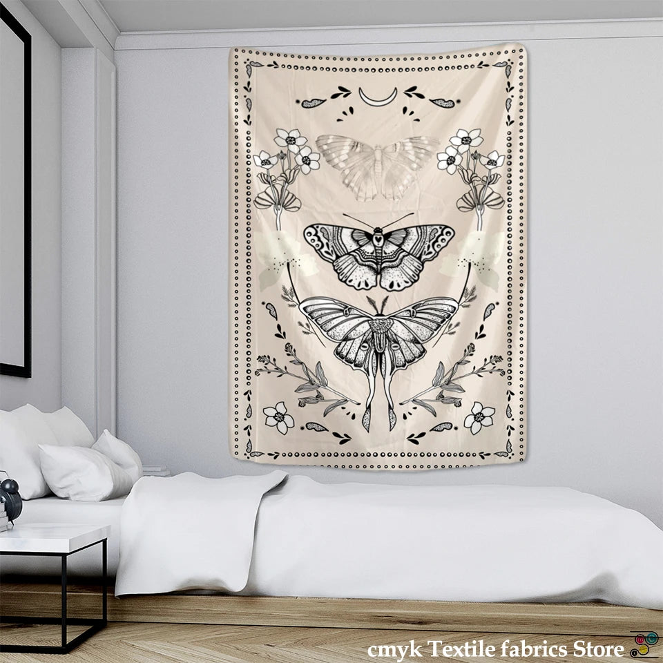 Psychedelic Butterfly Tarot Tapestry