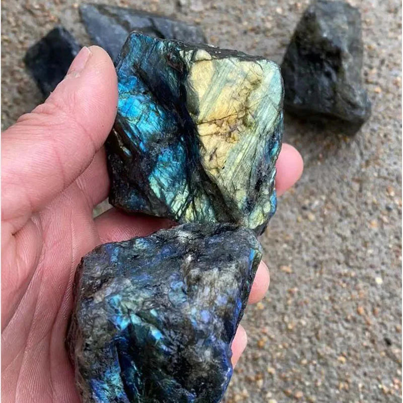 Natural High Quality Labradorite Stone Rough Mineral