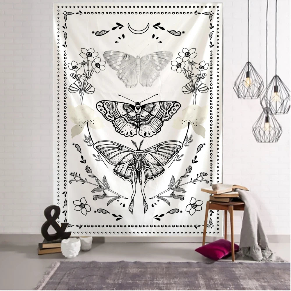 Psychedelic Butterfly Tarot Tapestry