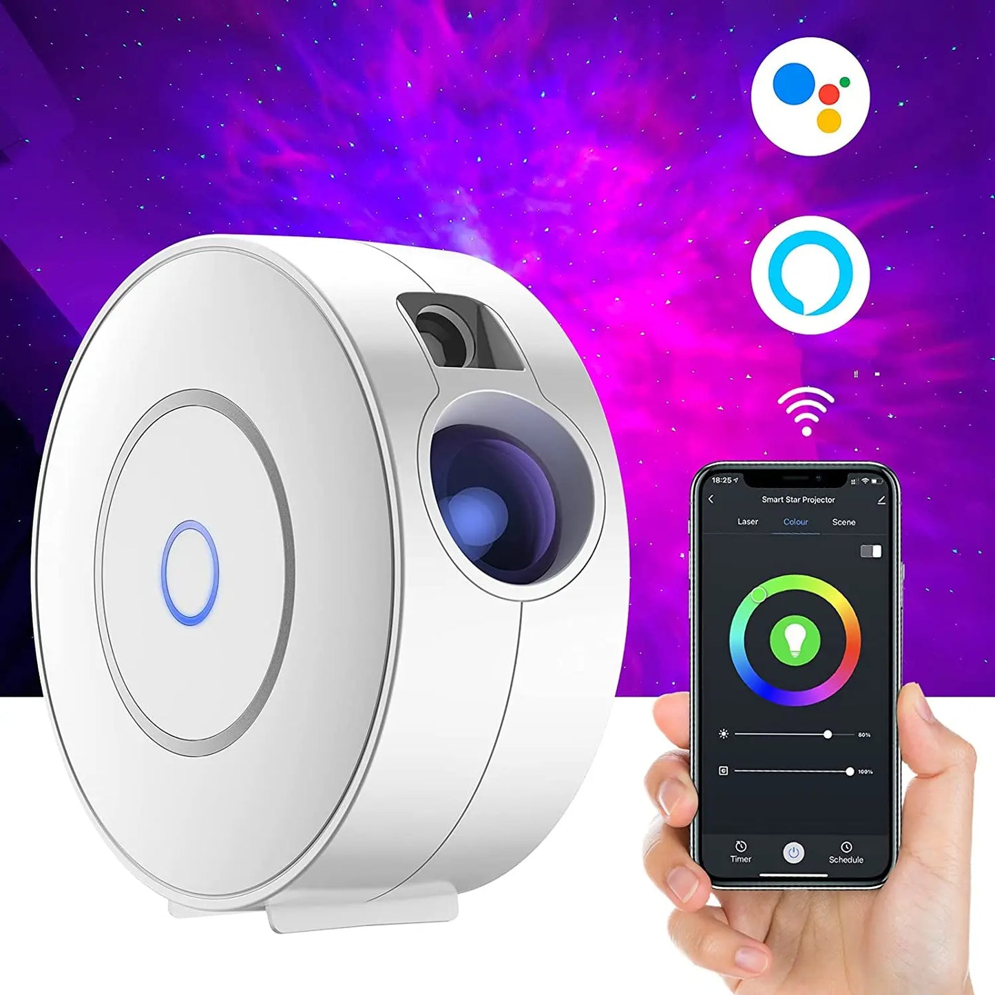 Tuya WiFi Smart Aurora Galaxy Star Projector