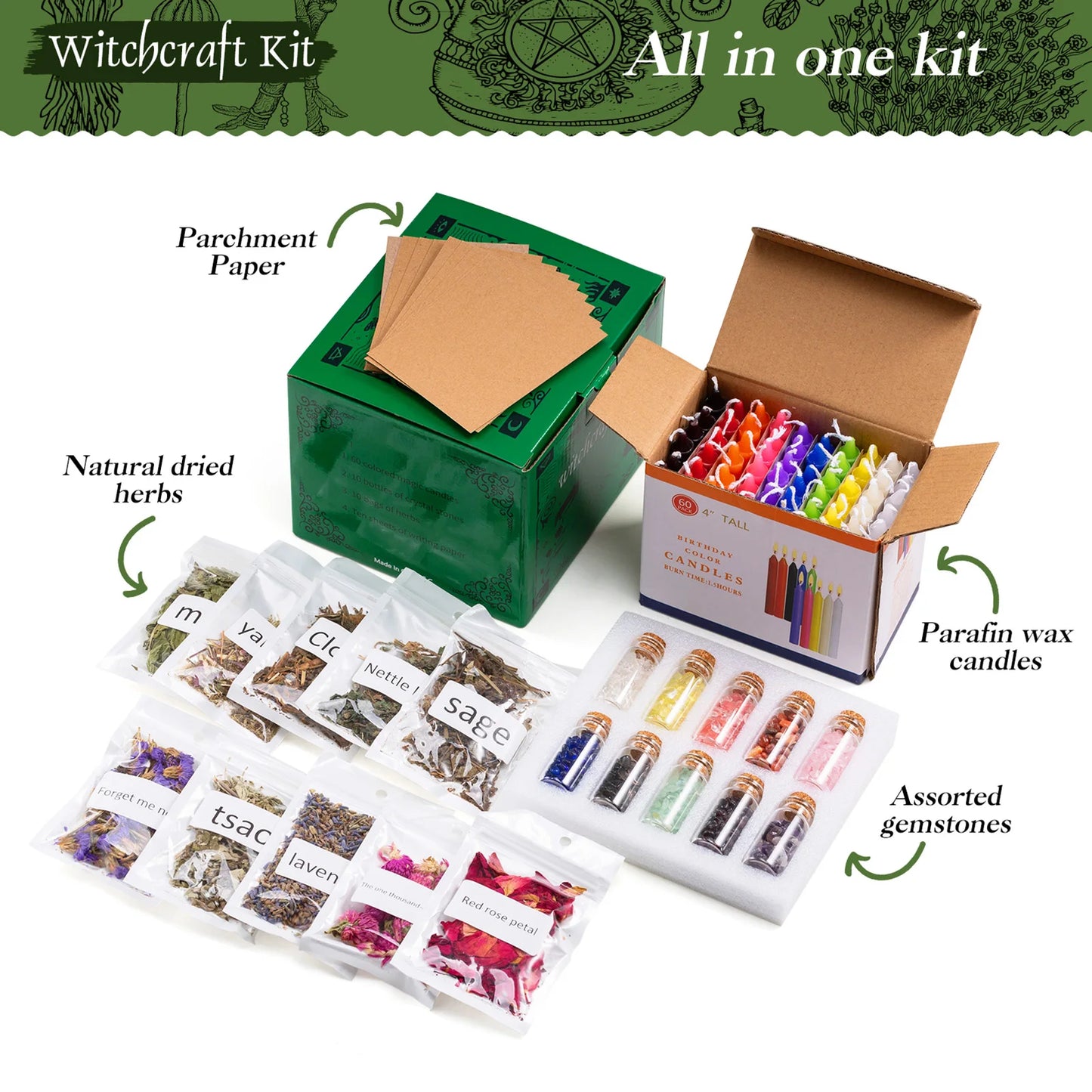 Witchcraft Supplies Kit