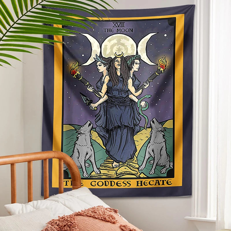 Tarot goddess Tapestry