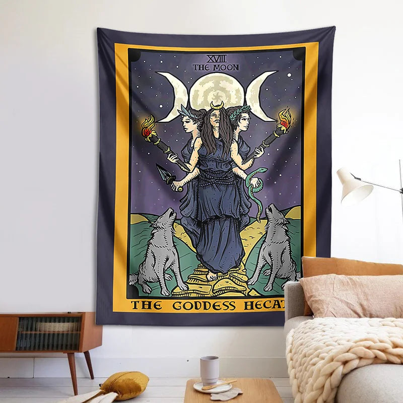 Tarot goddess Tapestry