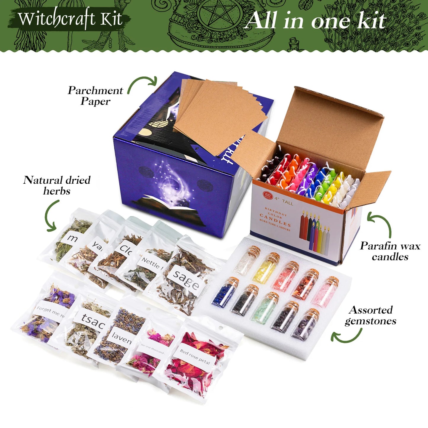 Witchcraft Supplies Kit