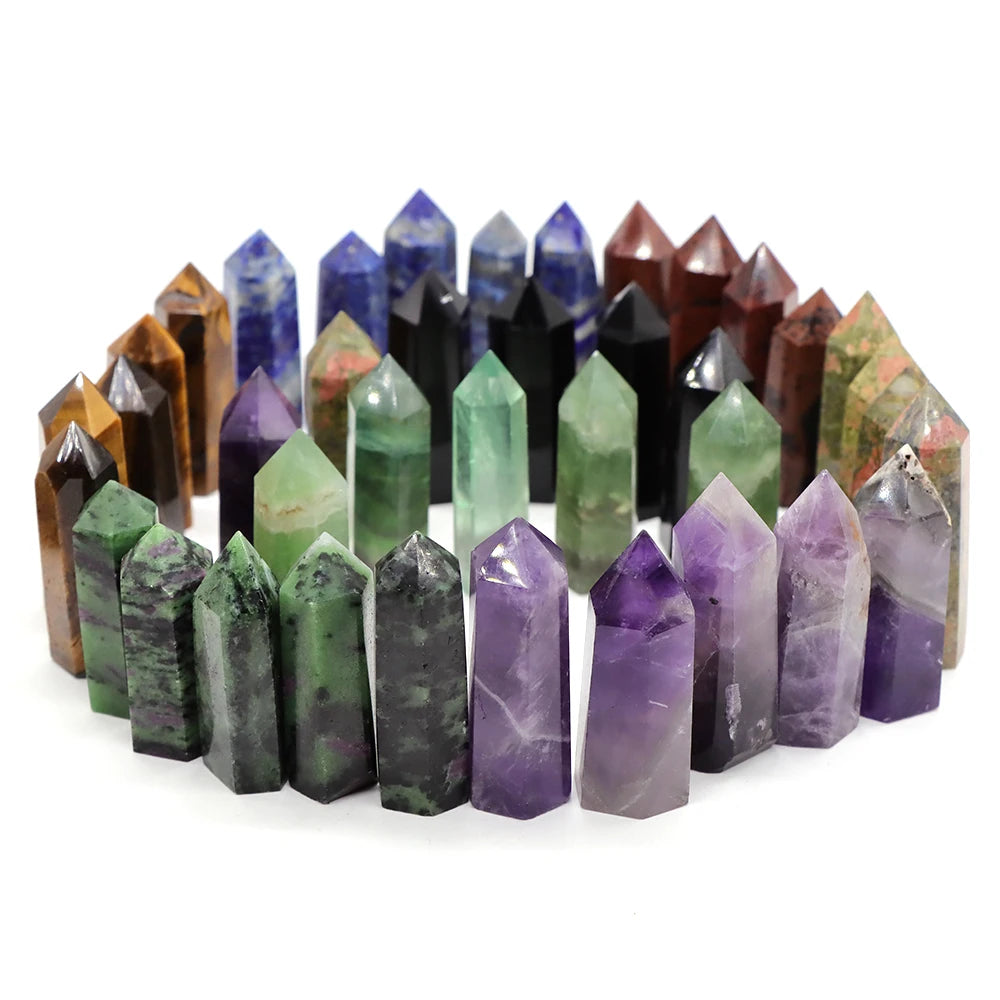 Natural Stones Crystal Point Tower