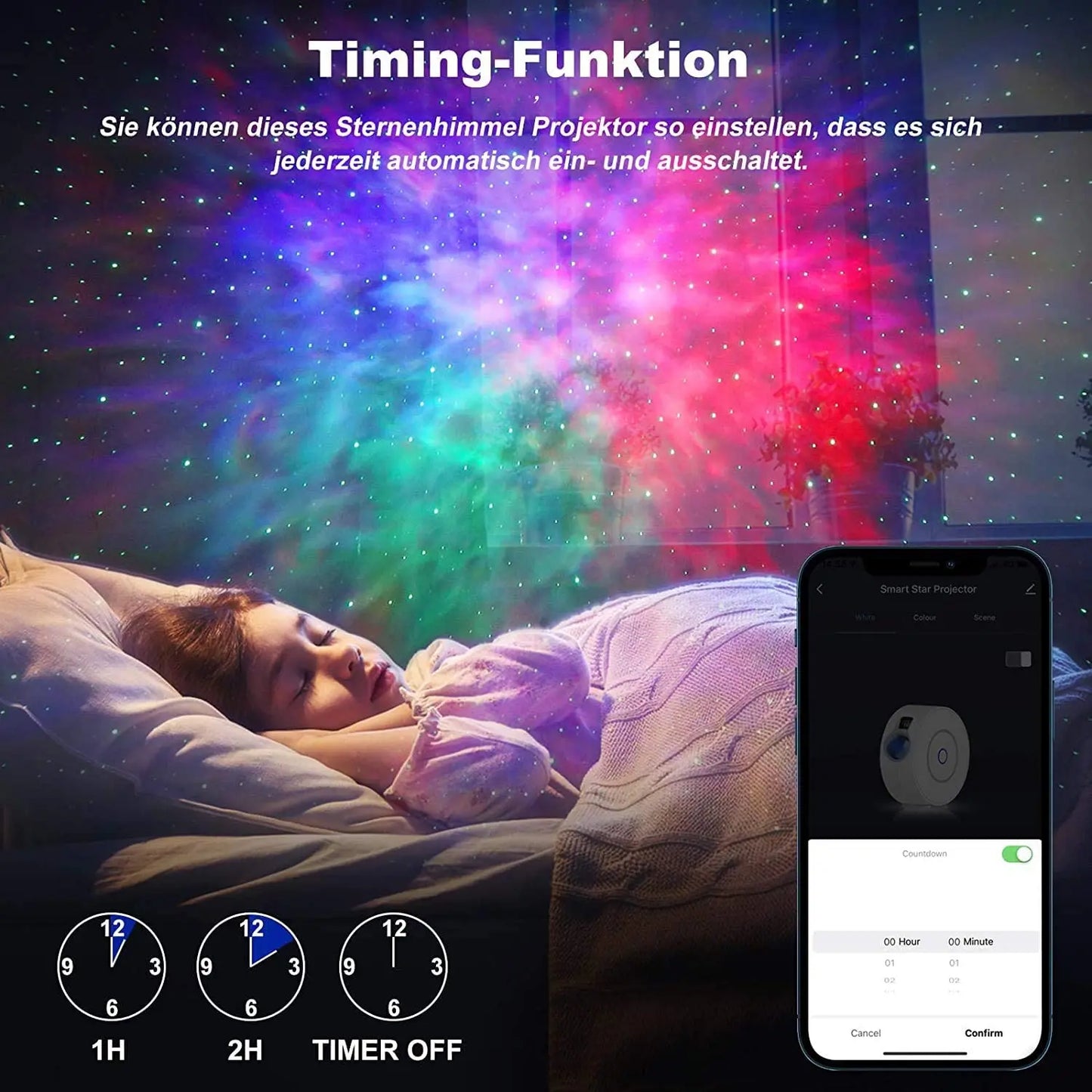 Tuya WiFi Smart Aurora Galaxy Star Projector