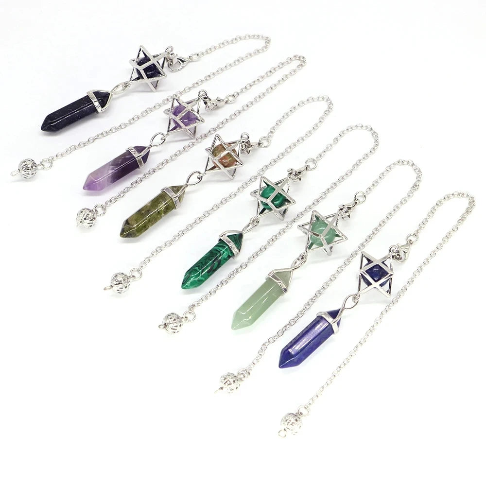 Natural Stones Hexagonal Pendulum