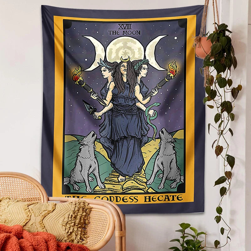 Tarot goddess Tapestry