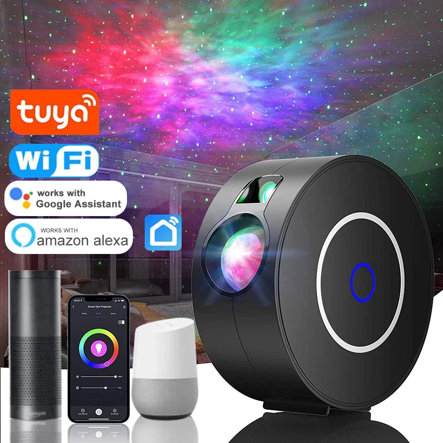 Tuya WiFi Smart Aurora Galaxy Star Projector