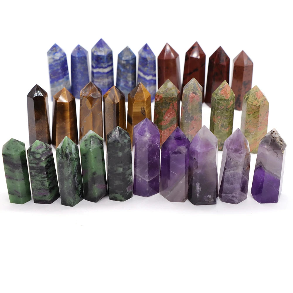 Natural Stones Crystal Point Tower